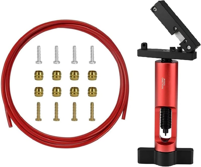 BESNIN 2 in 1 bike Hose Cutter and Needle Insert tool Hydraulic Hose Fitting Insert tool Hydraulic Hose Fitting Insert tool and Hydraulic Brake hose set - Image 1