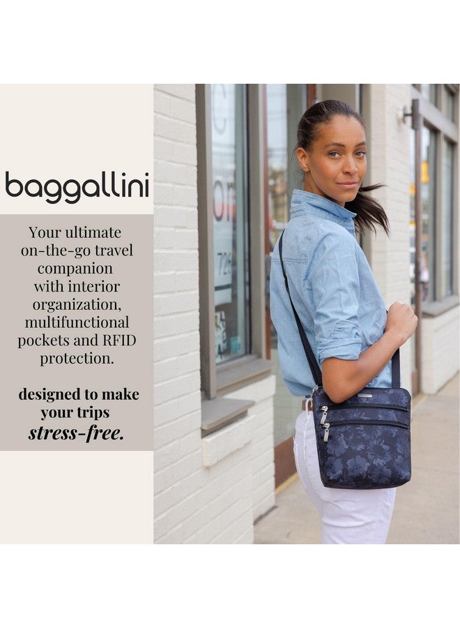 باجاليني حقيبة كروس بودي أساسية من Baggallini للنساء - حامل بطاقات RFID مدمج - محفظة كروس بودي مع جيب هاتف سهل الوصول إليه - Image 2