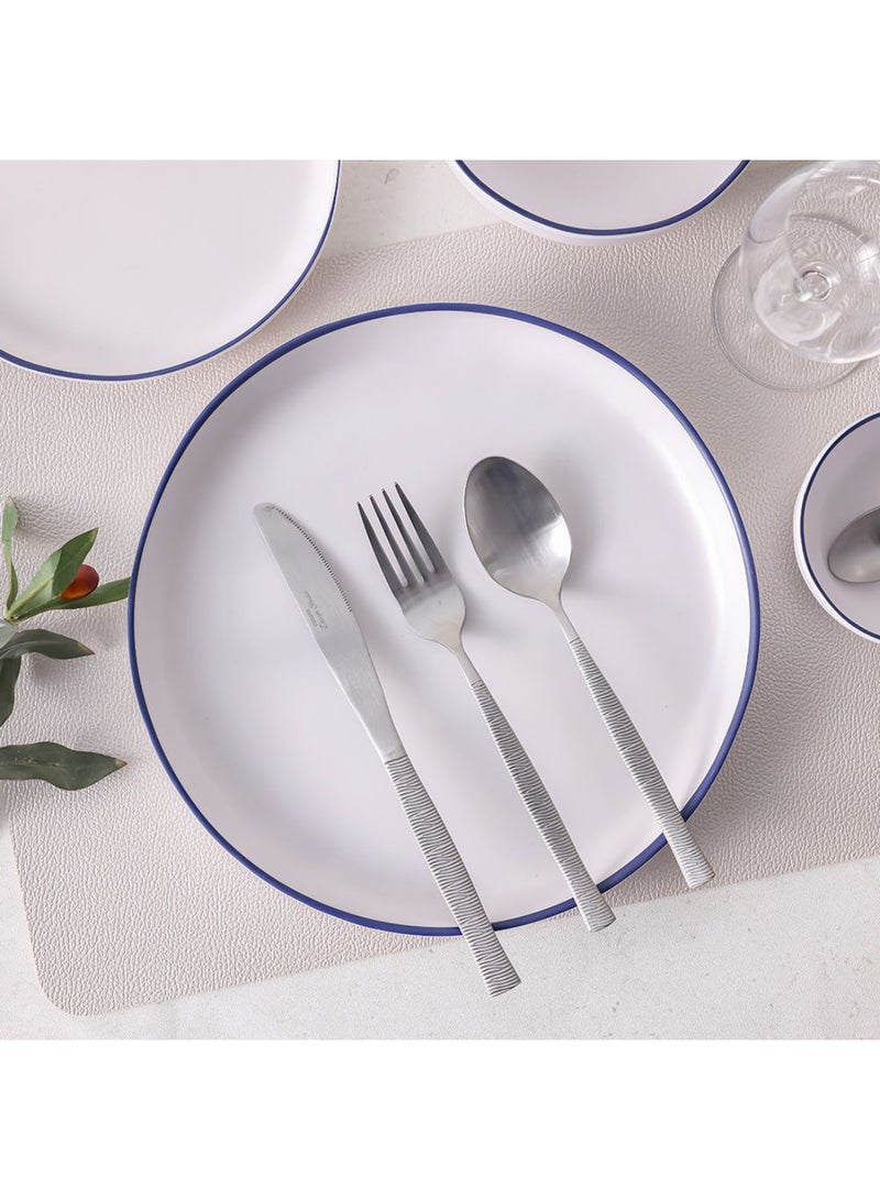 DANUBE HOME Milano Melamine Dinner Plate – Durable, Lightweight, Scratch-Resistant & BPA-Free Large Plate for Dining, Kitchen, Outdoor Use, Easy to Clean, Stylish Dinnerware - White - 27 Cm - Image 3