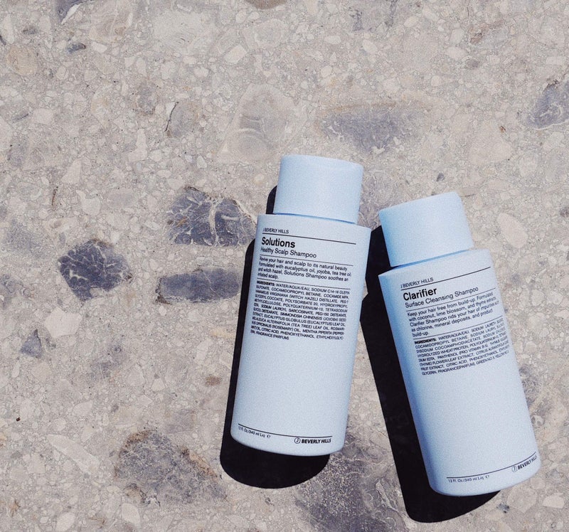 J Beverly Hills Blue Solutions Healthy Scalp Shampoo with Tea Tree for Build-Up Control, 12 Oz - Image 2