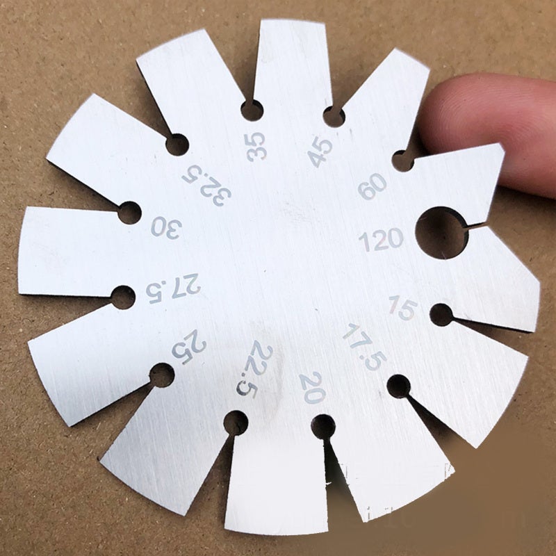 Stainless Steel Angle Gauge Template Accurate Measuring Bevel Gauge - Wear-Resistant Compact Angle Finder for Woodworking Tools - Image 5