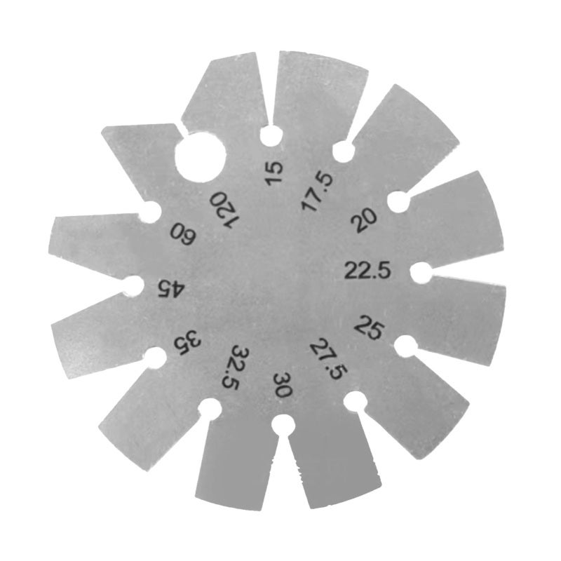 Stainless Steel Angle Gauge Template Accurate Measuring Bevel Gauge - Wear-Resistant Compact Angle Finder for Woodworking Tools - Image 1