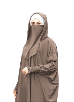 Adena material is crepe, consisting of 3 pieces: a pocket, a cap, and a niqab. The size is free size. It can be worn up to 120 kilos for women. - pzsku/Z668C07D145C1407A12A2Z/45/_/1736349125/2fe277e4-443c-4b9f-bba8-9531a7490f06