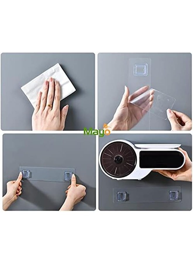 JCB CHIC - Toilet Paper Holder, Wall-Mounted Waterproof and Rust-Proof Paper Towel Holder, Self-Adhesive with Storage Box Bathroom Toilet Paper Holder Paper Tissue Box, no Drilling Required - Image 1