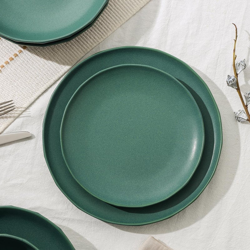 Stone Lain Rio 4Piece Salad Plate Set Stoneware Green - Image 5