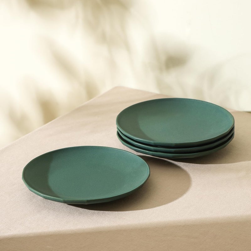 Stone Lain Rio 4Piece Salad Plate Set Stoneware Green - Image 2