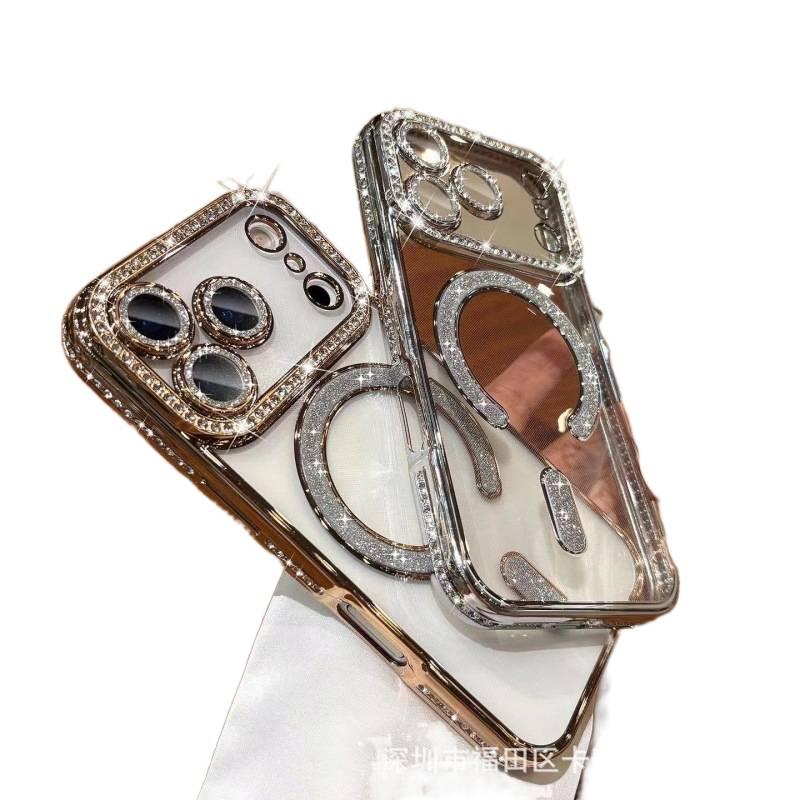 TPU MagSafe Case for iPhone 15 / 15 Plus / 15 Pro / 15 Pro Max with Drop Protection and Strong Magnetic plus Shockproof plus Lens Protector plus Scratch Resistant in Blue - Layan Lure - Image 3