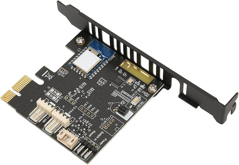 klarako PC Remote Switch Card for Computer, Temperature Detection, Fan Speed, 2.4G Interface, Timer Switch Compatible with All Systems (PCESWBT-T01) - Image 4