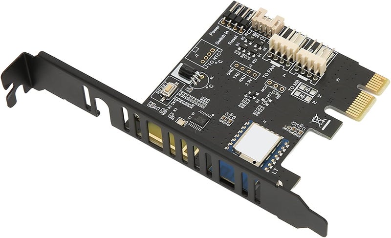 klarako PC Remote Switch Card for Computer, Temperature Detection, Fan Speed, 2.4G Interface, Timer Switch Compatible with All Systems (PCESWBT-T01) - Image 5