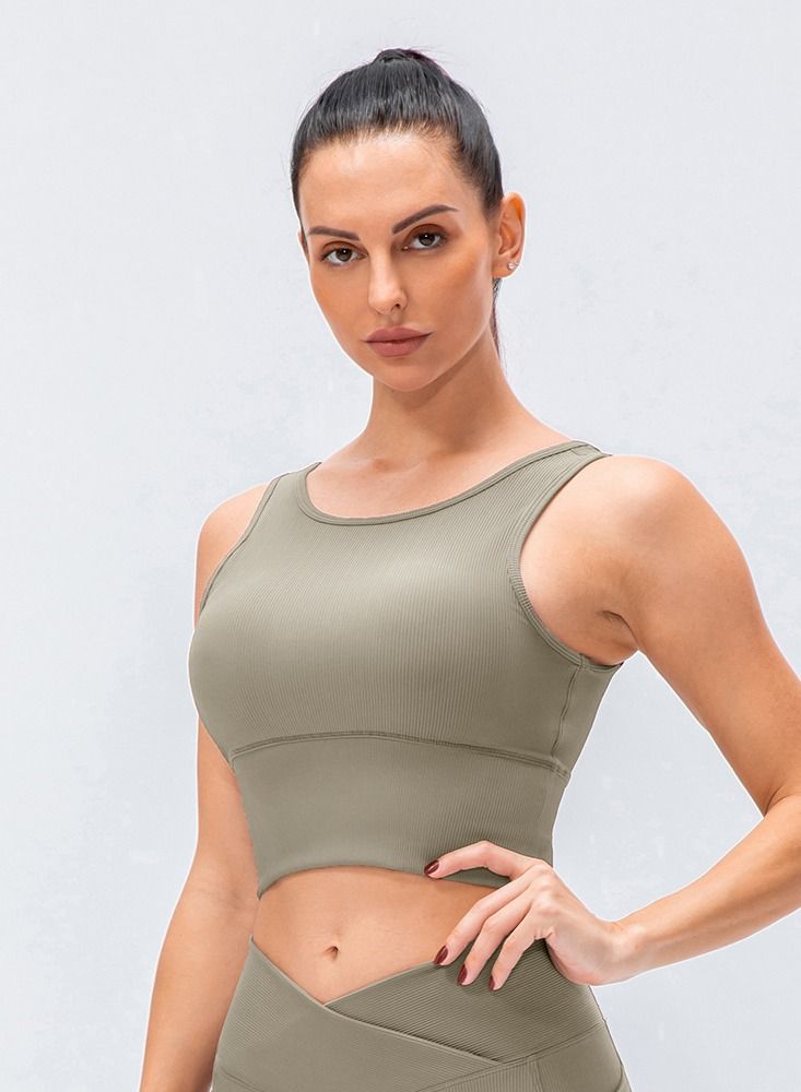 Loquat New women running fitness air tight sexy yoga sports vests  - Image 1