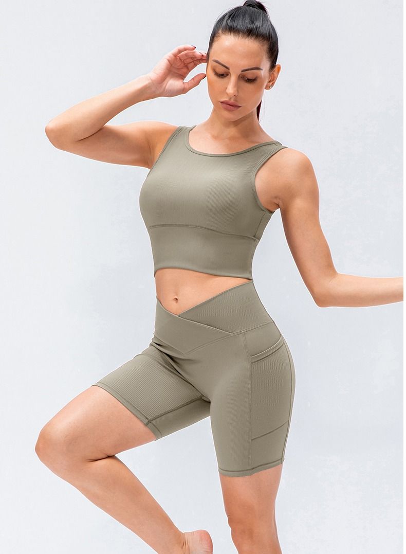 Loquat New women running fitness air tight sexy yoga sports vests  - Image 3