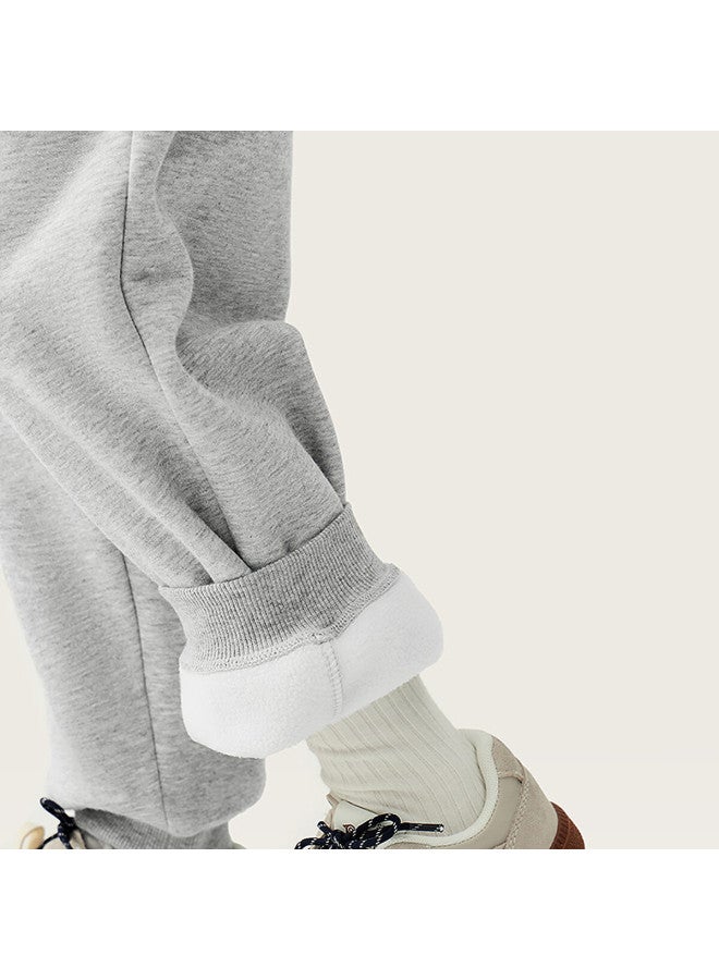Minibala Kids Winter Fleece-lined Bubble Pants Uni Children's Warm Long Pants - Image 2