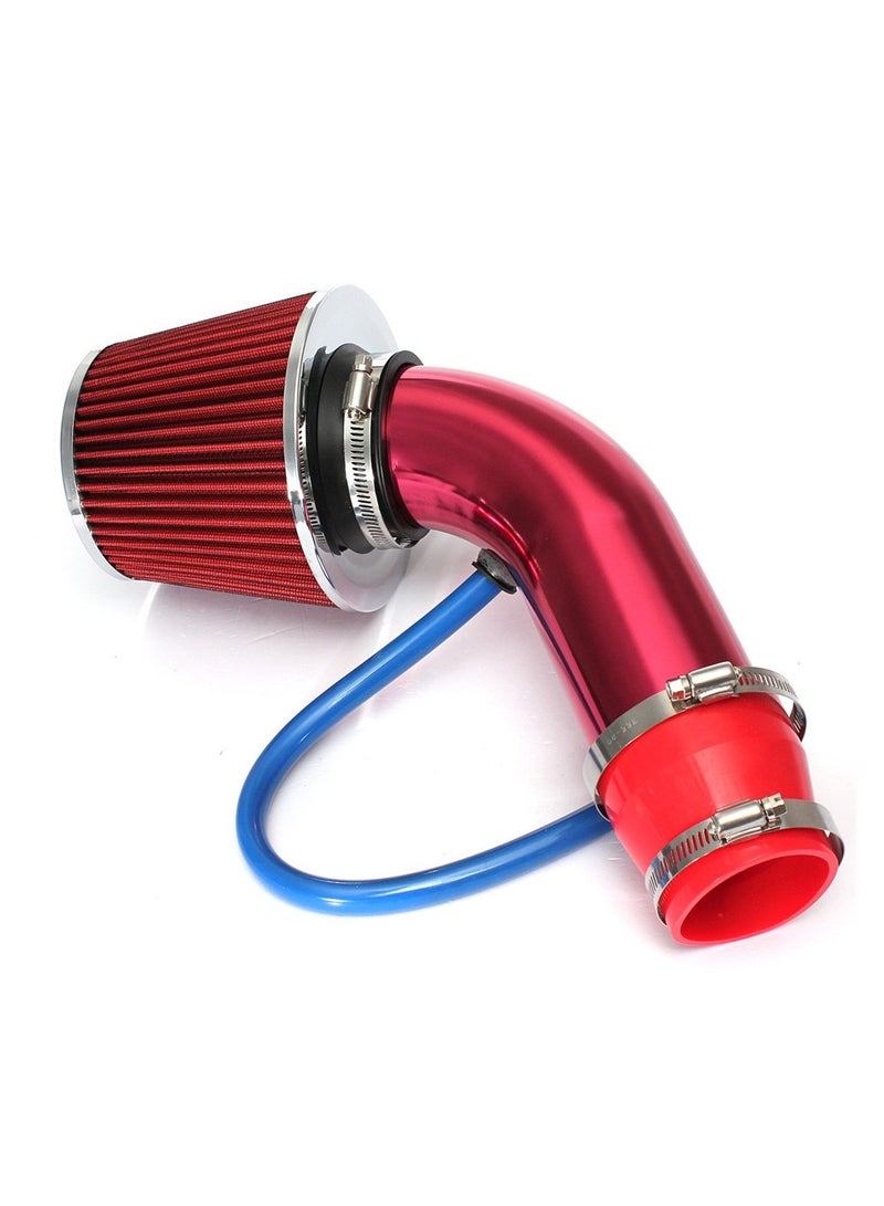 General 76mm Universal Car Air Intake Kit High Flow Cold Air Intake Induction Pipe Hose Kit with Modification Air Filter Compatiable with 76mm or 64mm Air Intake Hose  - Image 1