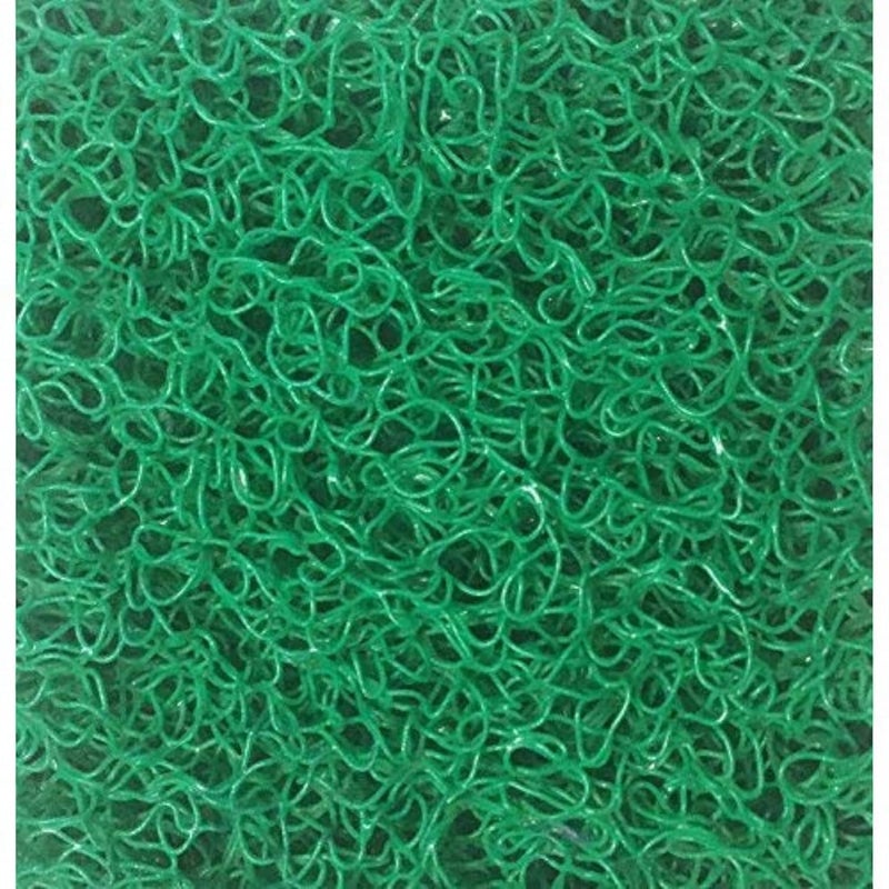ATOOTFUSION Cushion Noodle Mat for Home Entrance Indoor Outdoor Anti Slip PVC Floor Mat for Bedroom Kitchen Absorbent Solid Mats for Bathroom Doors Offices 4X7 Feet Green - Image 1