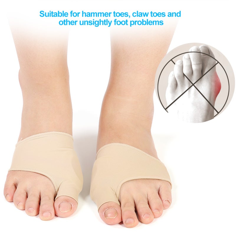 Silicone Bunion Straightener Hallux Valgus Corrector Toe Protector Foot Care Pain Relief L - Image 3