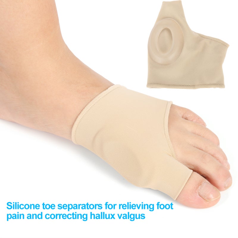 Silicone Bunion Straightener Hallux Valgus Corrector Toe Protector Foot Care Pain Relief L - Image 2