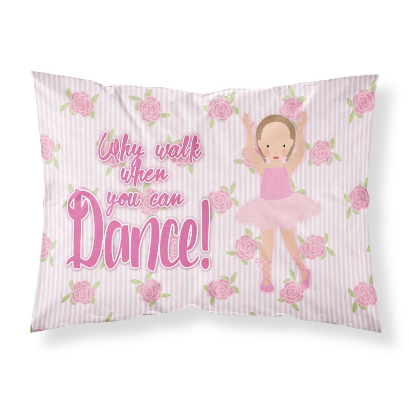 Caroline's Treasures ""Caroline's Treasures Ballet Brown Short Hair Printed  Polyester  250 Thread count  Envelope closure Pillowcase  Standard  Multicolor"" 