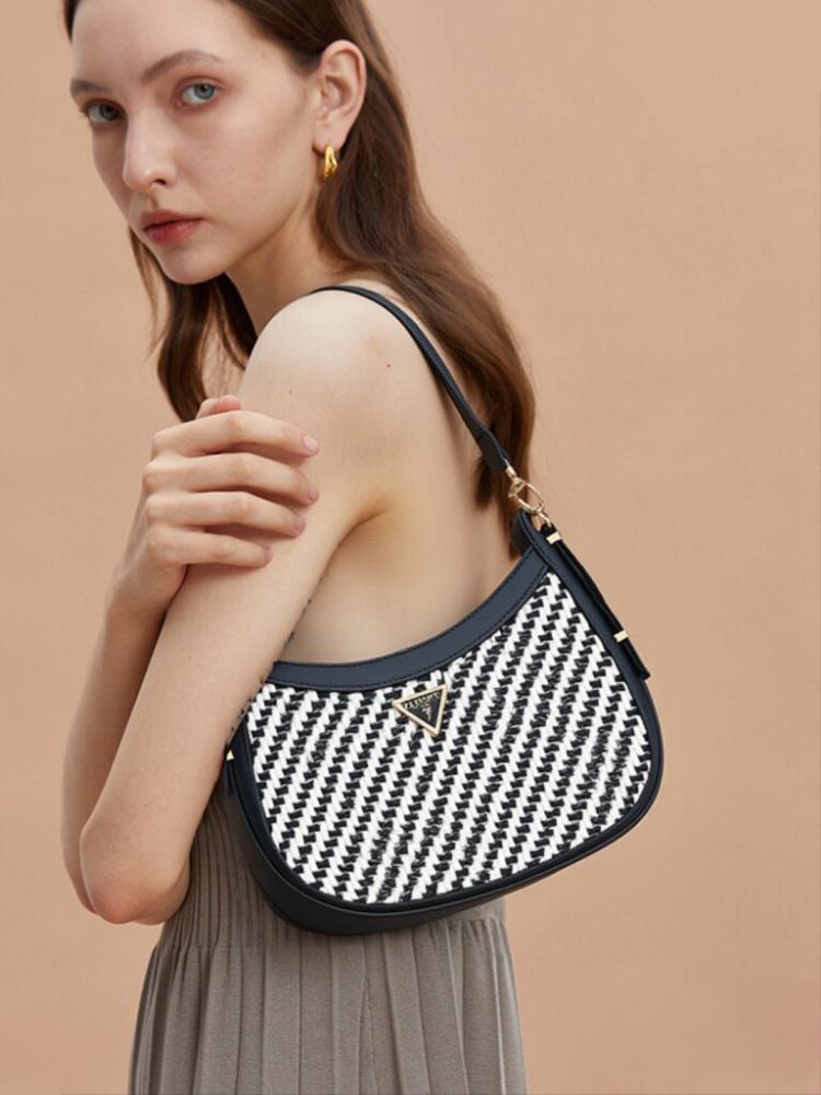 GUESS Camera Bag Fashion NOELLE Shoulder Bag Blue White - Image 4