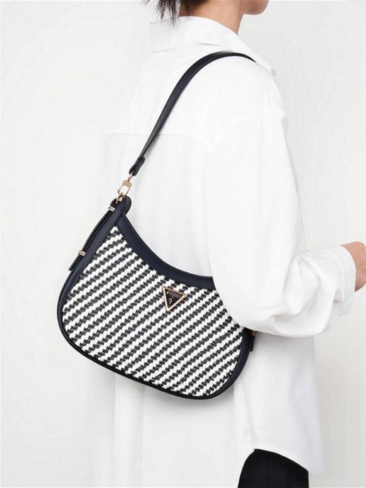 GUESS Camera Bag Fashion NOELLE Shoulder Bag Blue White - Image 3