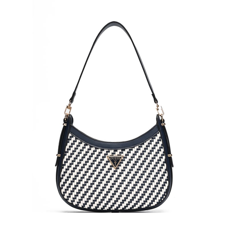 GUESS Camera Bag Fashion NOELLE Shoulder Bag Blue White - Image 1