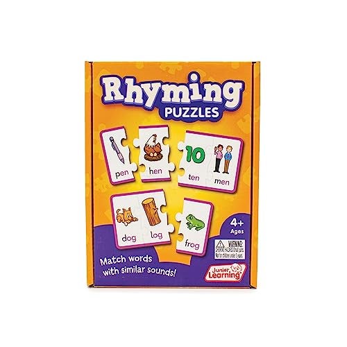 Junior Learning JL656 Rhyming Puzzles Multi - Image 1