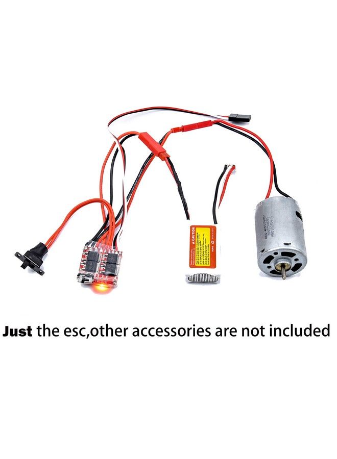 Rc 20A Brushed Esc Electronic Speed Controller W/Brake For Rc Car Boat Tank(2Pcs)  - Image 4