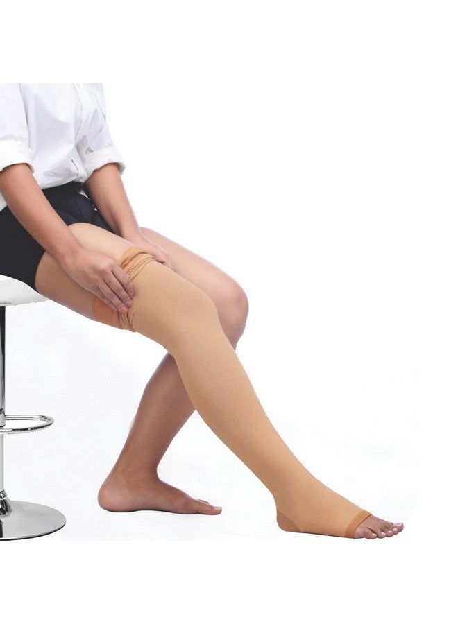 Dyna Cotton MedicalCompression Stockings for Varicose Vein - Above Knee (Small) - Image 1