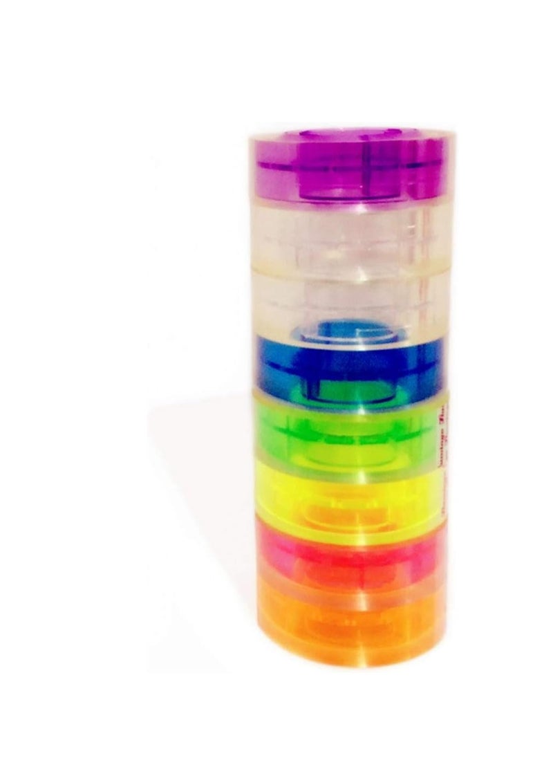 ORYX Crystal Clear Tape On Colored Core Economy  (3/4in) 36YD  - Image 3