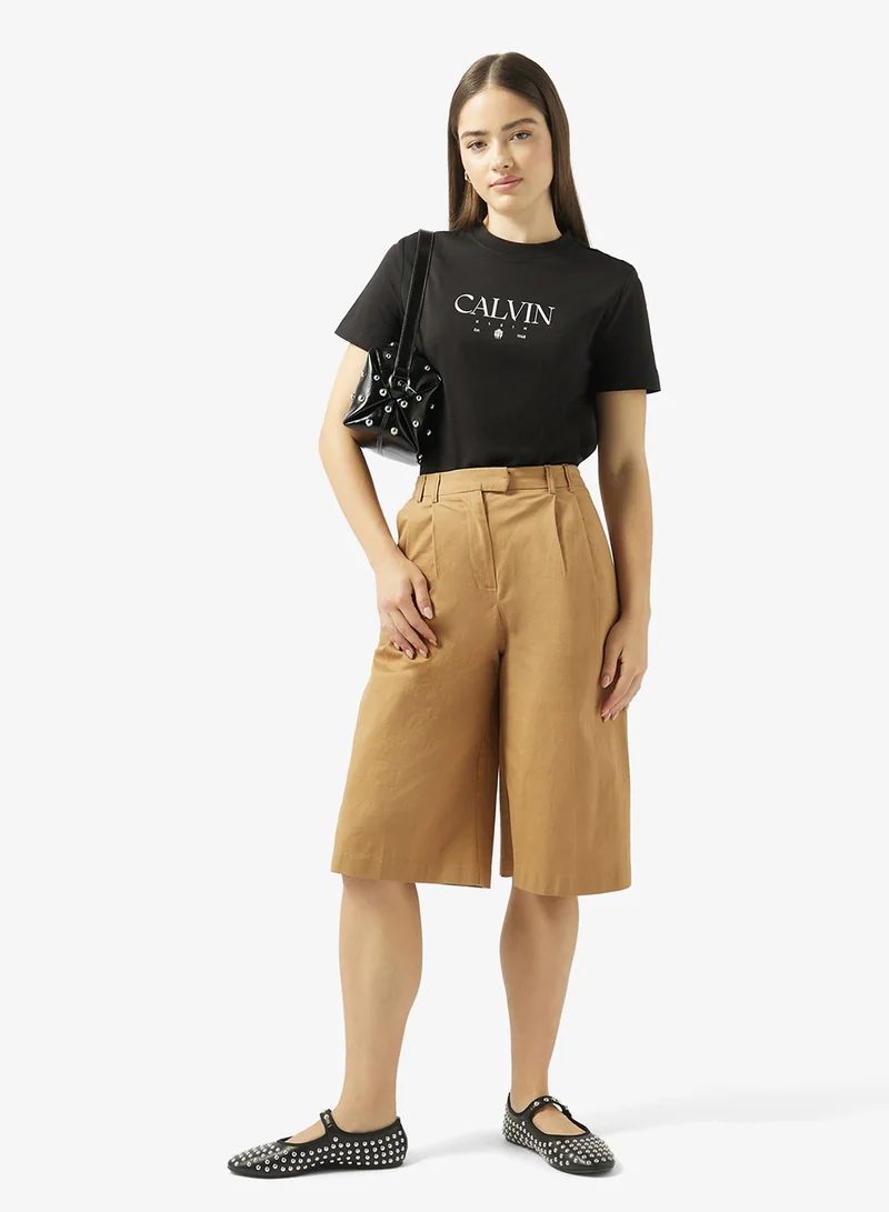 Calvin Klein Jeans  Graphic Crew Neck T-Shirt for Women | Best Price UAE