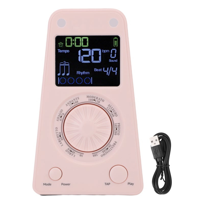 Meideal Digital Metronome for Piano and Violin with Versatile Rhythm Selection - Accurate Tempo Measurement for Music Practice - BT Speaker Metronome for Guitar and Ukulele - Image 1