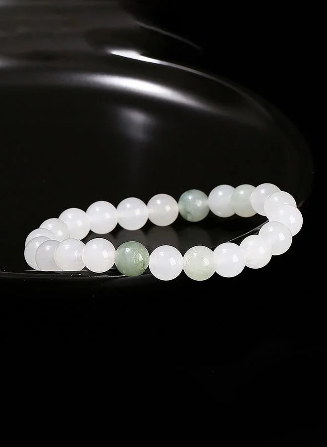 Take Two  Green Jade Beaded Bracelet for Women | Best Price UAE