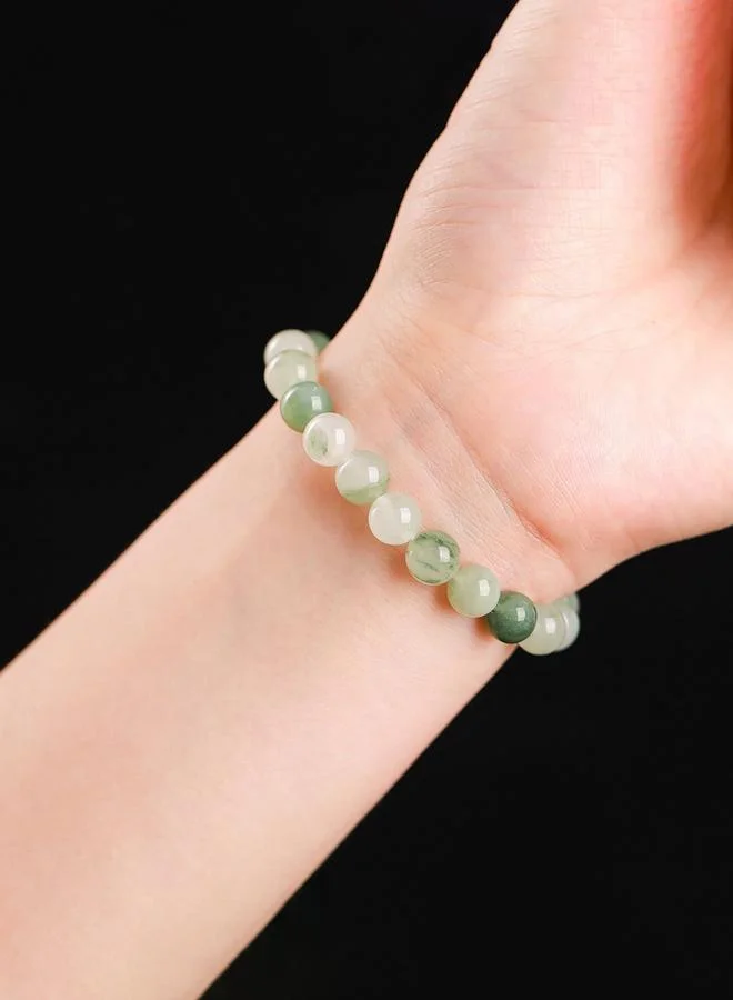 Take Two Green Jade Beaded Bracelet