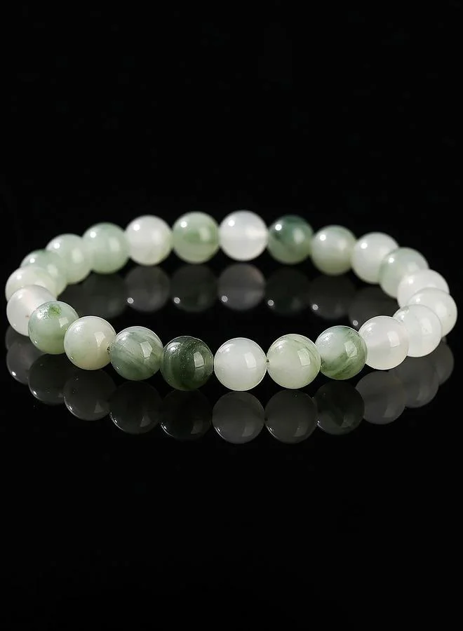 Take Two Green Jade Beaded Bracelet