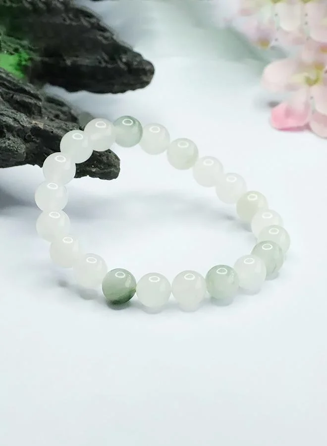 Take Two  Green Jade Beaded Bracelet for Women | Best Price UAE