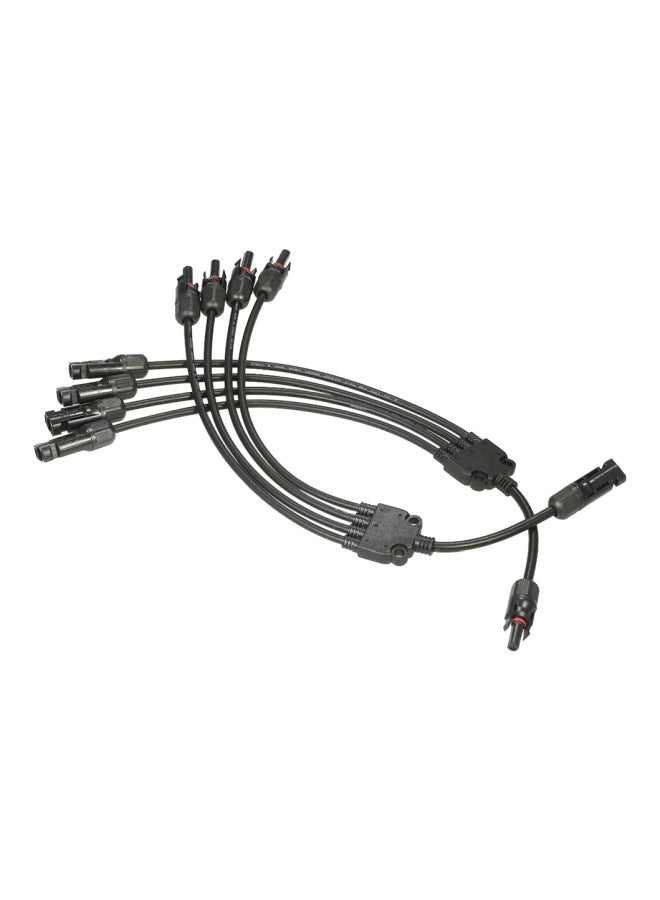 Solar Panel Adaptor Cable Connectors Black - Image 1