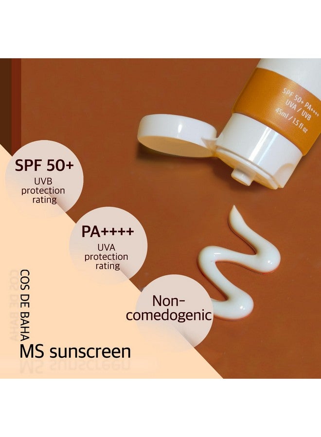 كوس دي باها يعمل واقي الشمس المعدني SPF 50 على رفع مستوى حماية بشرتك بشكل طبيعي. يدافع عن بشرتك ويعتني بها 1.5 أونصة سائلة (45 مل) - Image 3