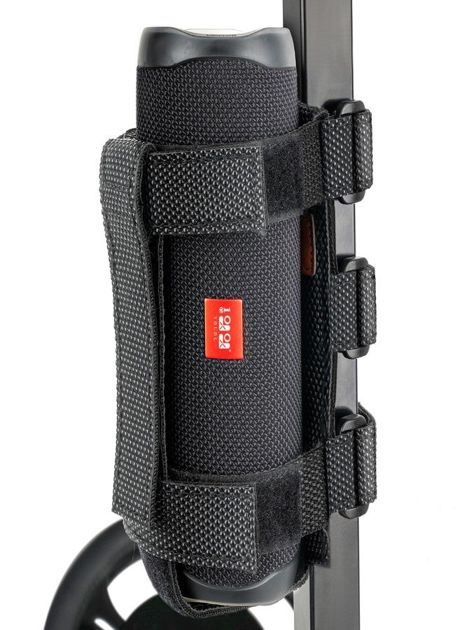 10 ال 0 ال حامل مكبر صوت مطور 10L0L لملحقات عربات الجولف، حزام قابل للتعديل يناسب حامل مكبر الصوت اللاسلكي بتقنية البلوتوث لعربات ياماها، وإيزي جو، وكلوب كار، والدراجات - Image 1