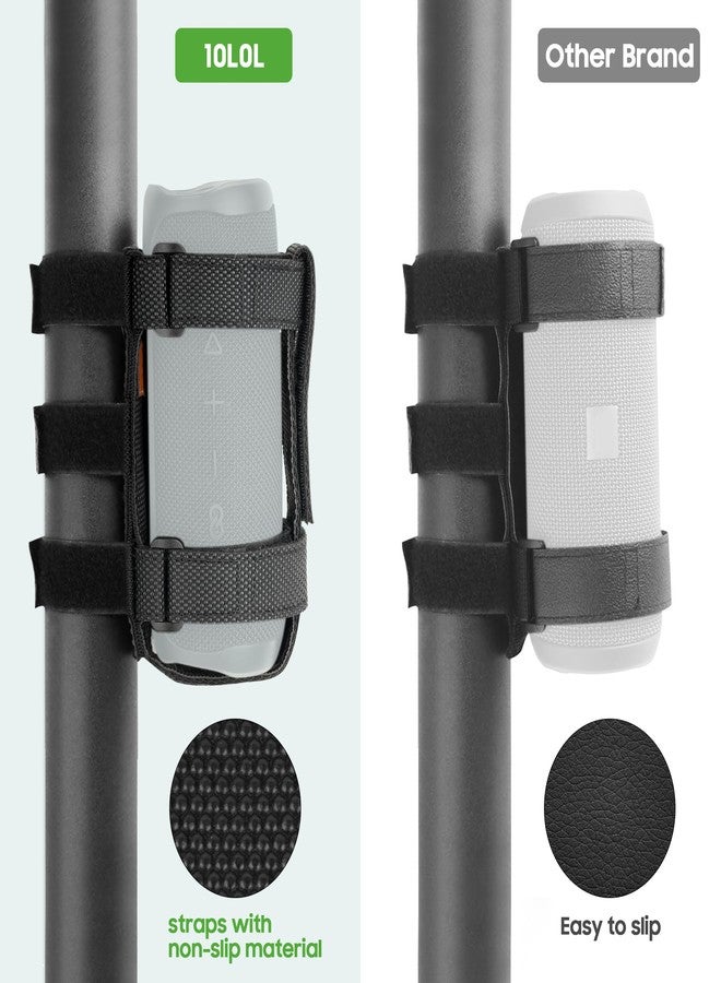 10 ال 0 ال حامل مكبر صوت مطور 10L0L لملحقات عربات الجولف، حزام قابل للتعديل يناسب حامل مكبر الصوت اللاسلكي بتقنية البلوتوث لعربات ياماها، وإيزي جو، وكلوب كار، والدراجات - Image 4