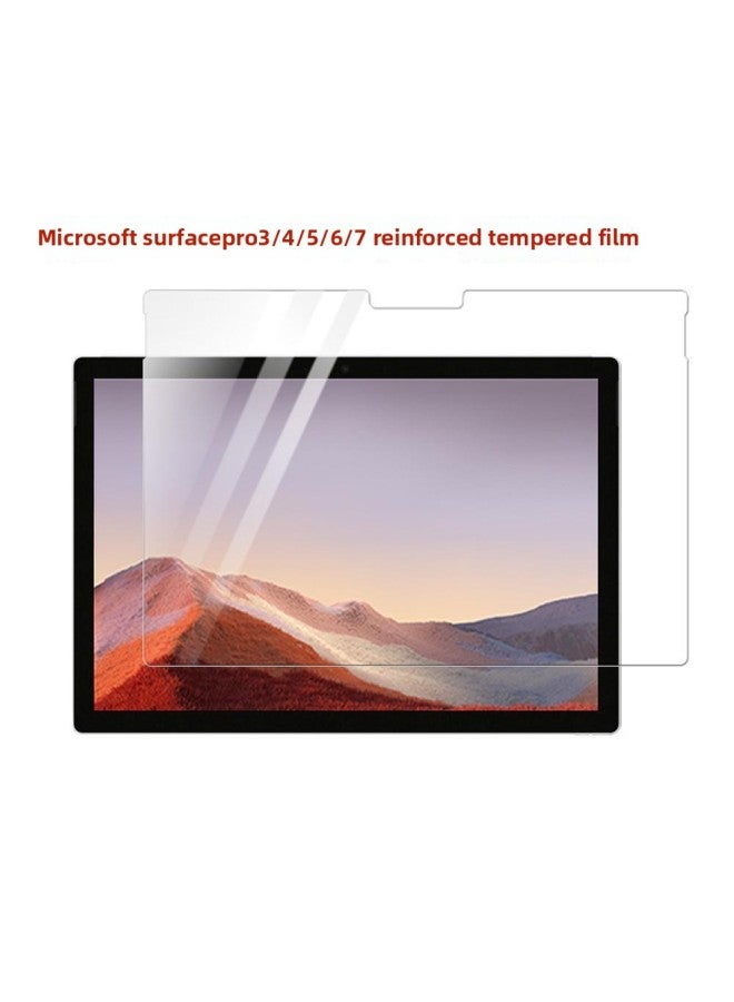 For Microsoft Surface Pro10/9/8 Tempered Film Laptop Studio Film Laptop Go2 Film-Color:2.5d Curved Edge Tempered Film (1 Piece + Packaging Box)-Dimensions:Surface Pro3 【12.4 Inch】】  - Image 4