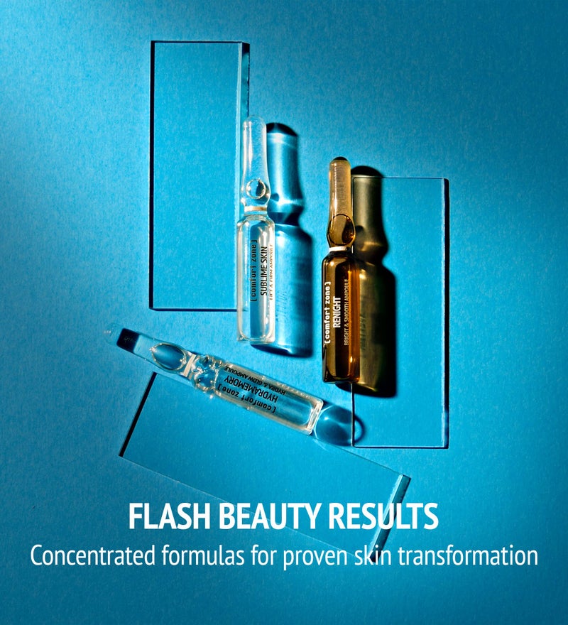 Comfort Zone [ comfort zone ] Renight Bright & Smooth Ampoules, Night Face Treatment, Stimulates Renewal, Luminosity, Fine Lines, Retinal, Natural Ingredients, Made in Italy, All Skin Types, 7 x 0.06 Fl Oz - Image 4