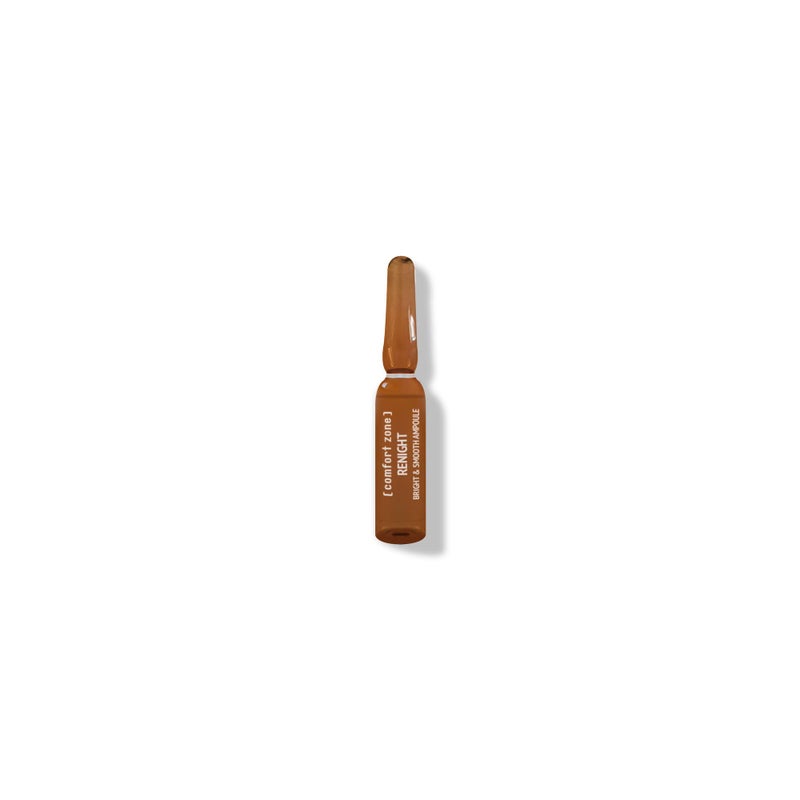 Comfort Zone [ comfort zone ] Renight Bright & Smooth Ampoules, Night Face Treatment, Stimulates Renewal, Luminosity, Fine Lines, Retinal, Natural Ingredients, Made in Italy, All Skin Types, 7 x 0.06 Fl Oz - Image 1