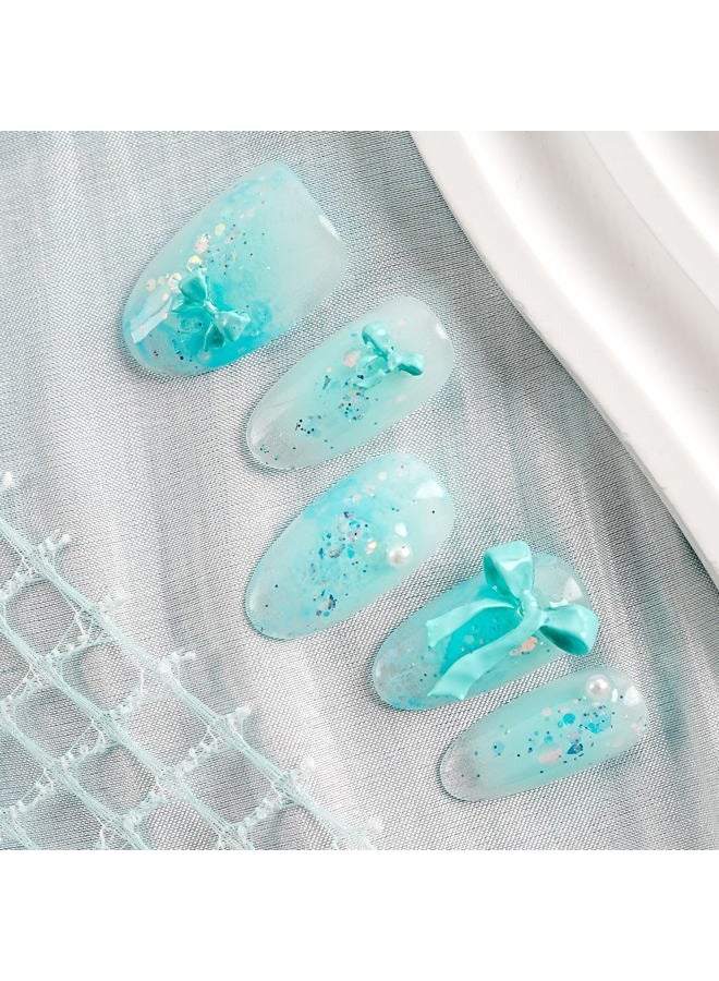 JODSONE Blooming Gel - 16.5 ml Sky Blue Blooming Gel Nail Polish for Spreading Effect Marble, High Fluidity Wave Textures for Ocean Wave Nail Art, Soak Off DIY Nail Art Design - Image 5