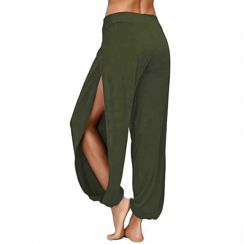 Universal Fit Harem Yoga Pants S Size Match All Tops 5 Colors Style Flexible - Image 1