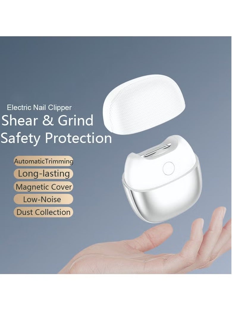 بلو فاير ماكينة قص وتلميع الأظافر الذكية M11 الاحترافية | أداة عناية بالأظافر للإنسان والحيوان 2025 | جهاز كهربائي لاسلكي لتقليم أظافر الكلاب والقطط والأطفال والرضع والكبار | مزود بتقنية التوقف التلقائي لحماية الأظافر | هادئ جداً قليل الاهتزاز | بطارية قابلة للشحن 300mAh عبر USB | تصميم مريح ومحمول للسفر والاستخدام المنزلي | بديل آمن وخالٍ من الألم للمقص التقليدي | أداة احترافية لتنعيم الأظافر بلمسة صالون - Image 2