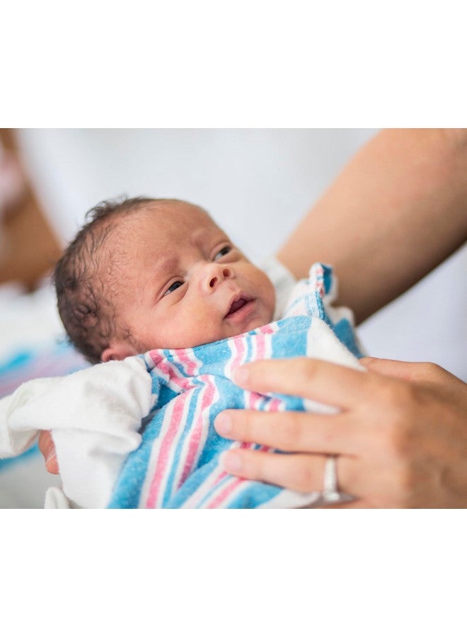 Vakly Hospital Receiving Baby Blankets [Pack of 3] Soft 100% Cotton Flannel Nursery Swaddle, 30''x40'' Cozy Unisex Wrap for Swaddling & Wrapping Newborn Babies for Girl or Boy - Image 3