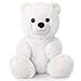 Tezituor White Teddy Bear Stuffed Animal Cute 18 inch Stuffed Teddy Bear Plush Toy Soft Teddy Bear Plush Birthday for Boys Girls - Image 4