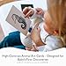 Wee Gallery Art Cards for Baby Durable High Contrast Black and White Animal Flashcards for Newborns Brain Development Sensory Toys Tummy Time Essentials for Infant and Toddler Safari Animals - Image 4