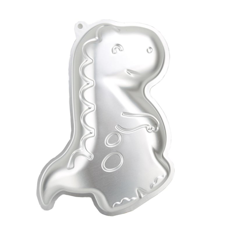TinLeJa 5PCS Stainless Steel Mini Dinosaur Shape Cake Cookie Biscuits Cutters Cake Mould Decorating Baking Pan Tin DIY Cake Mould Kitchen Supplies - Image 3