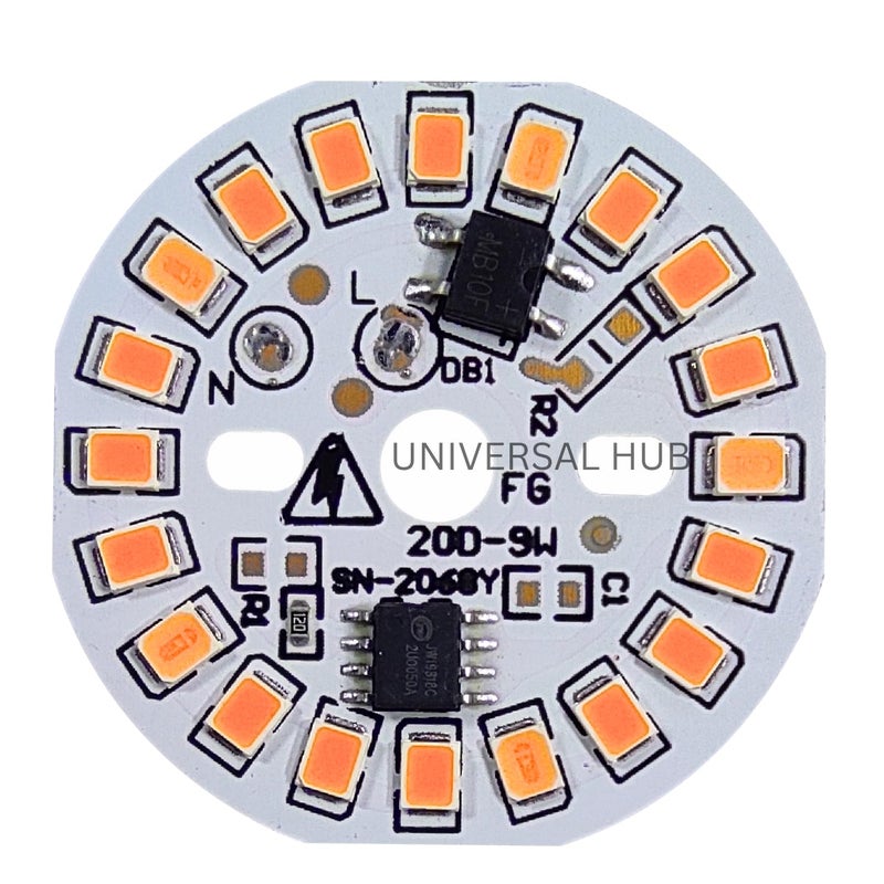 UNIVERSAL HUB 9 واط DOB 10 قطع ضوء LED وردي عالي السطوع مباشر على اللوحة - Image 2
