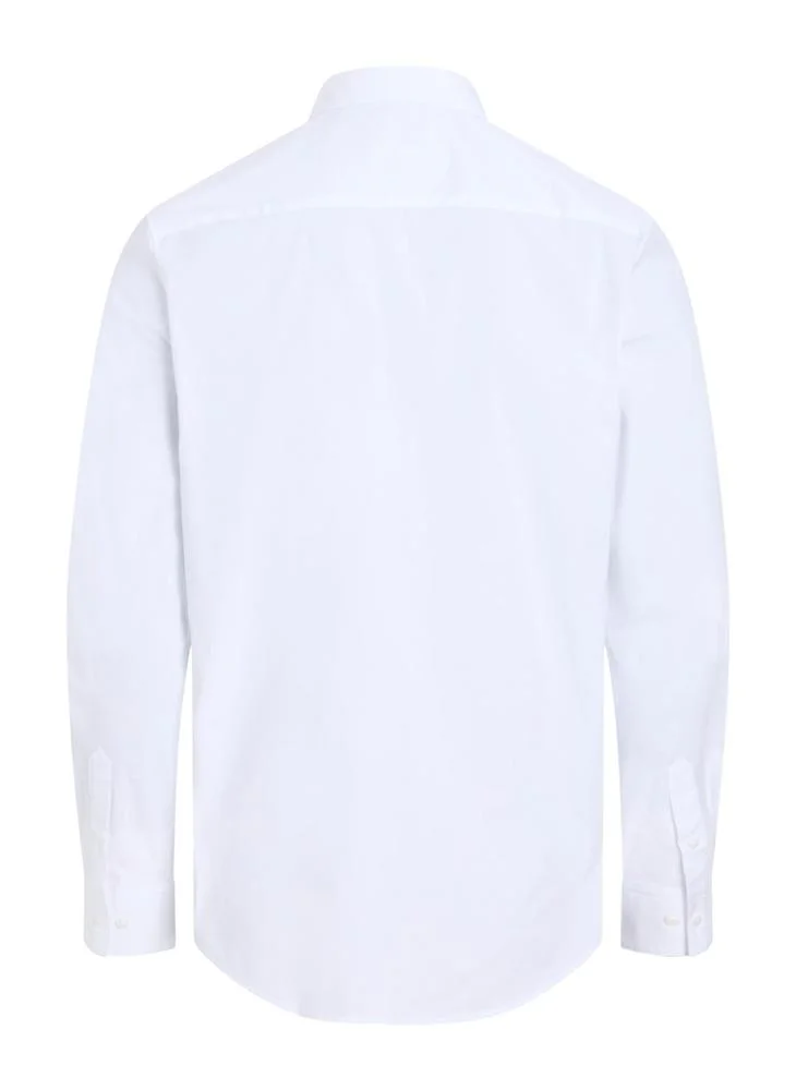 CALVIN KLEIN Solid Stretch Slim Shirt